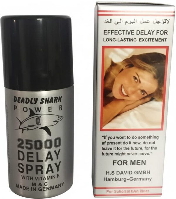 بخاخ القرش | الحل الآمن والفعال لتأخير القذف وعلاج القذف المبكر